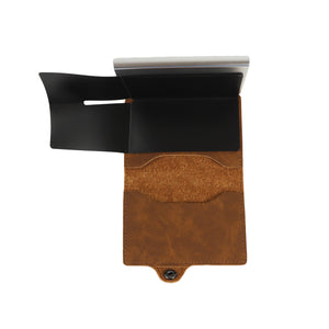 Billetera Tarjetera tipo broche Personalizada con Láser