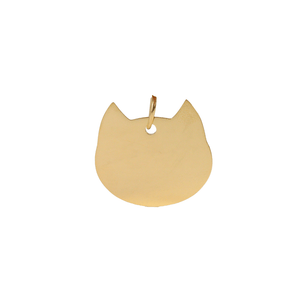 Placa Mascota Gato Personalizado con Láser