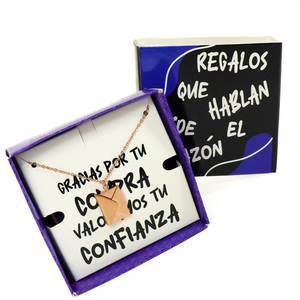 COLLAR CARTA CON SOBRE PERSONALIZADO LÁSER