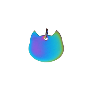 Placa Mascota Gato Personalizado con Láser