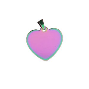 Placa Mascota Corazón Personalizado con Láser