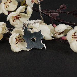 COLLAR MAPA COLOMBIA PERSONALIZADO A LÁSER