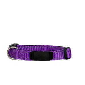 COLLAR REFLECTIVO PERSONALIZADO CON LÁSER PARA PERRO