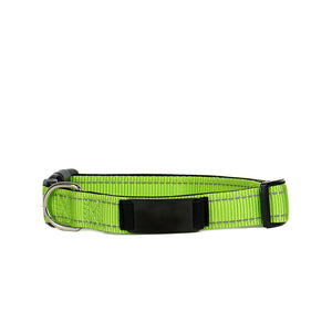 COLLAR REFLECTIVO PERSONALIZADO CON LÁSER PARA PERRO