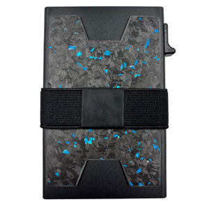 Tarjetero personalizado a láser con banda para billetes