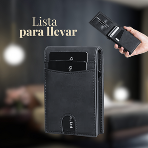 Billetera Tarjetera imantada con bolsillo para billetes (No personalizada)