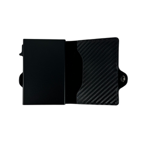 Billetera Tarjetera tipo broche Personalizada con Láser