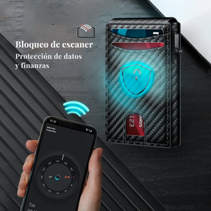 Billetera Tarjetera imantada con bolsillo para billetes (No personalizada)