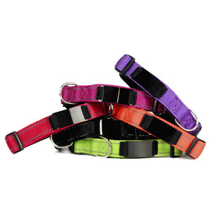 COLLAR REFLECTIVO PERSONALIZADO CON LÁSER PARA PERRO