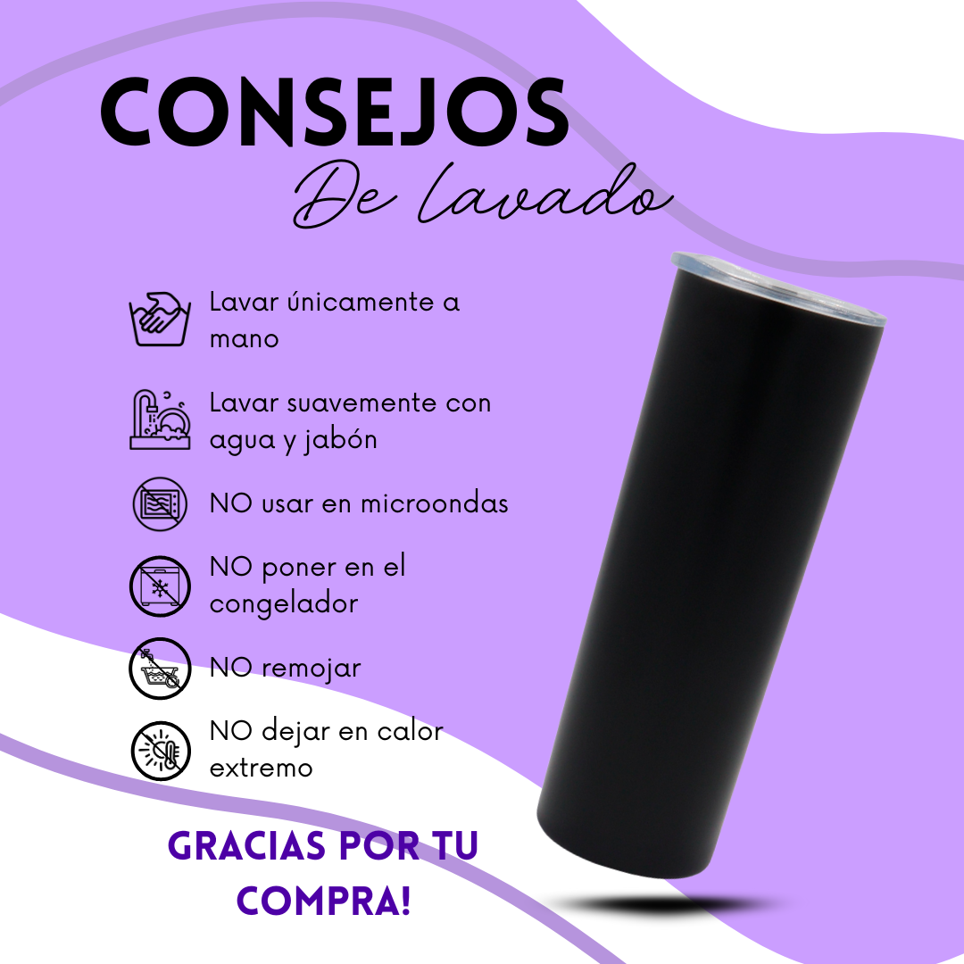TERMO 600mL EN ACERO INOXIDABLE PERSONALIZADO CON VINILO