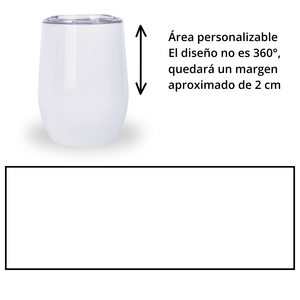 VASO / TAZA VINERO PERSONALIZADO A COLOR