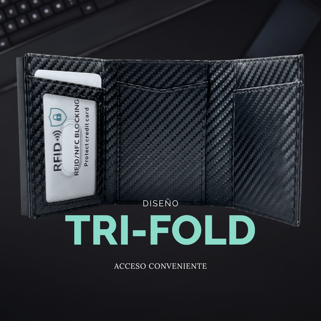 Billetera Tarjetera imantada personalizada a láser con bolsillo para monedas