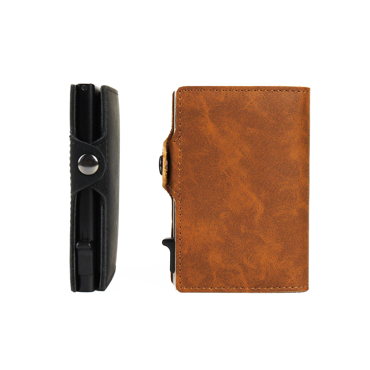 Billetera Tarjetera tipo broche Personalizada con Láser