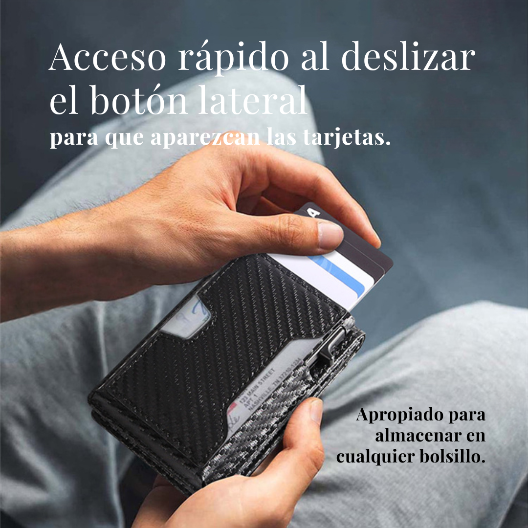 Billetera Tarjetera imantada con bolsillo para billetes (No personalizada)