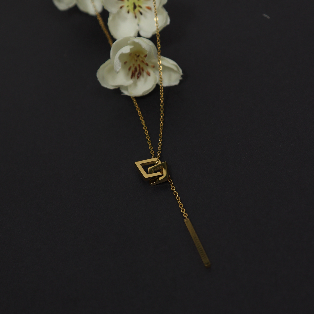 COLLAR RECTÁNGULO PERSONALIZADO A LÁSER