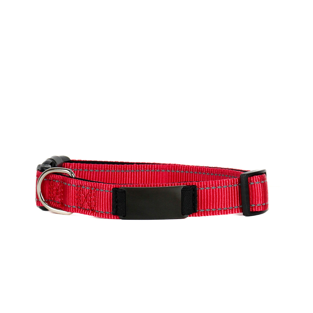 COLLAR REFLECTIVO PERSONALIZADO CON LÁSER PARA PERRO