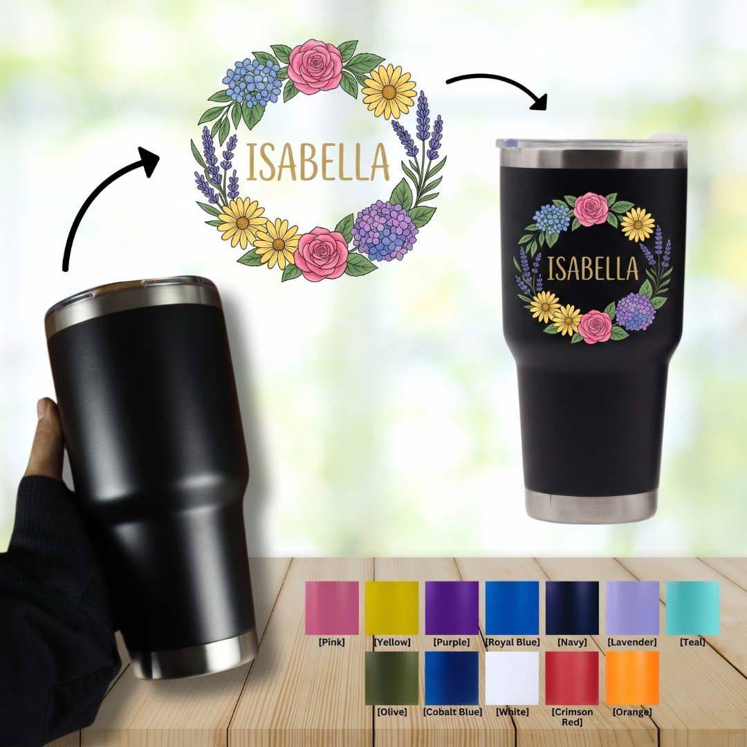 FULL COLOR TERMO/VASO  EN ACERO INOXIDABLE PERSONALIZADO A FULL COLOR