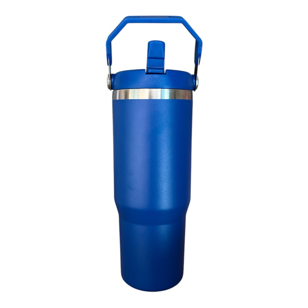 Termo 890 mL con Agarradera Superior en acero inoxidable personalizado a láser