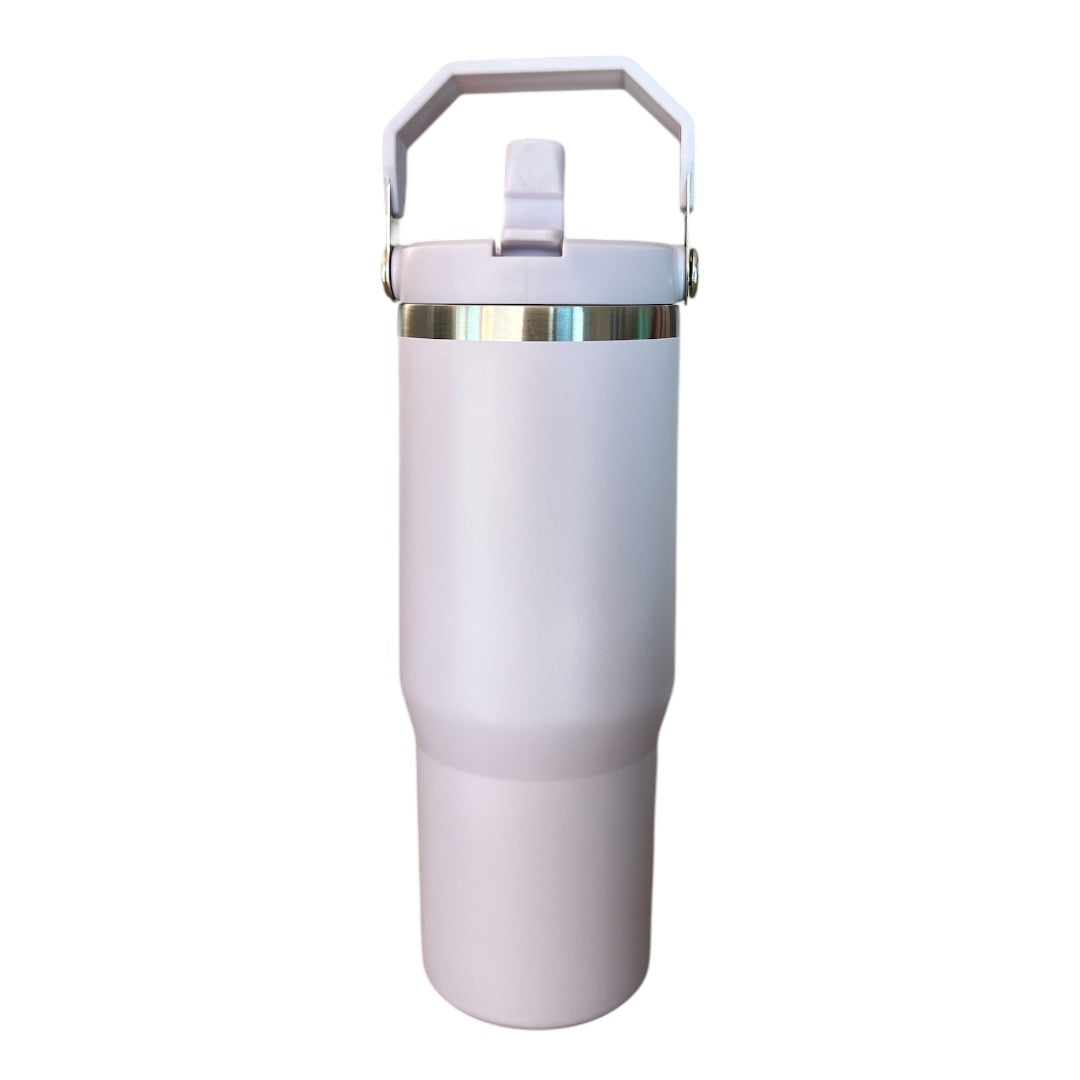 Termo 890 mL con Agarradera Superior en acero inoxidable personalizado a láser