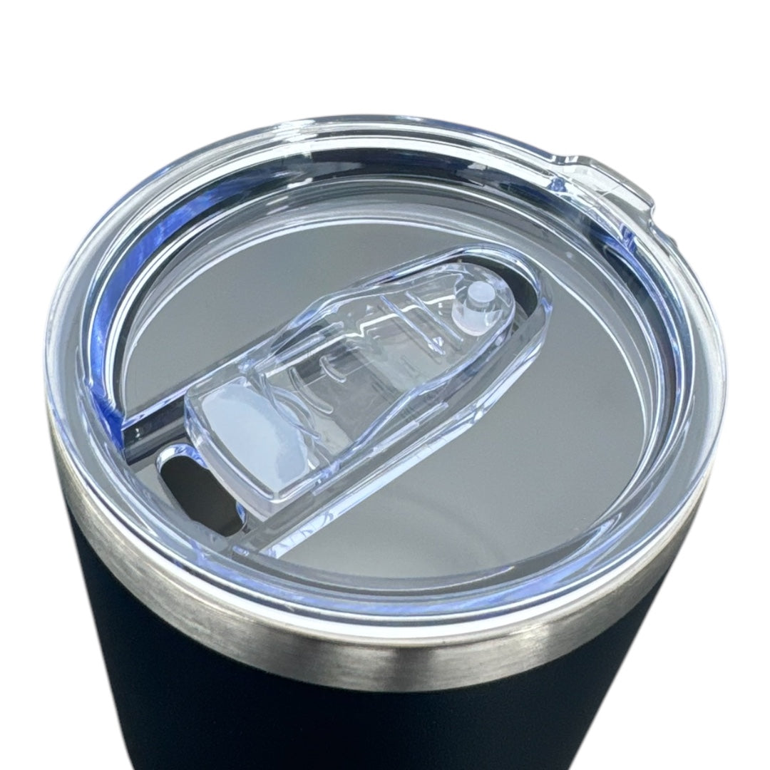 TERMO/VASO 890 mL EN ACERO INOXIDABLE CON AGARRADERA PERSONALIZADO CON LÁSER