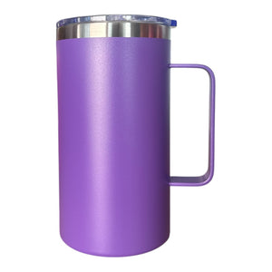 TERMO/VASO LARGO 700 mL EN ACERO INOXIDABLE CON AGARRADERA PERSONALIZADO CON LÁSER