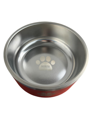 Plato Comedero Para Mascotas En Acero Inoxidable