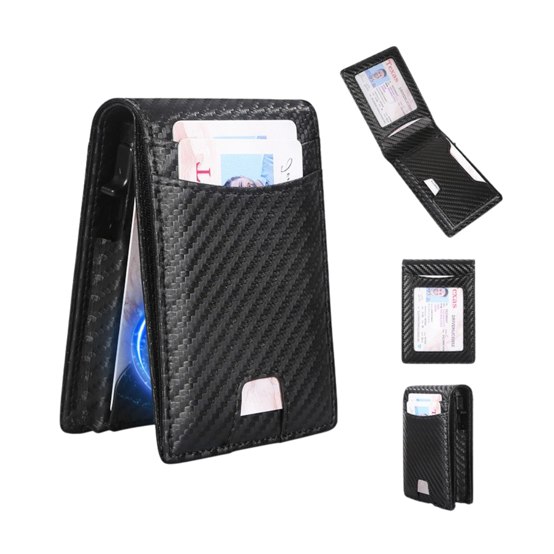 Billetera Tarjetera imantada con bolsillo para billetes (No personalizada)