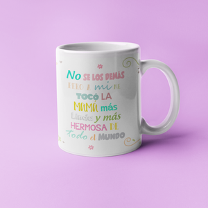 MUG/TERMO - MAMÁ MÁS LINDA Y HERMOSA