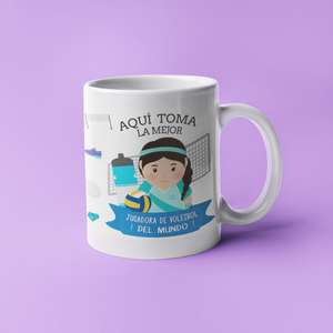 MUG/TERMO -JUGADOR/A DE VOLEIBOL