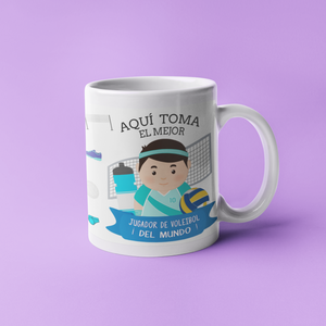 MUG/TERMO -JUGADOR/A DE VOLEIBOL