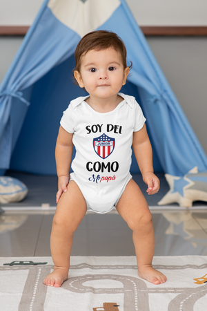 MAMELUCO BEBE DISENOS EQUIPOS FUTBOL Mora Personalizados